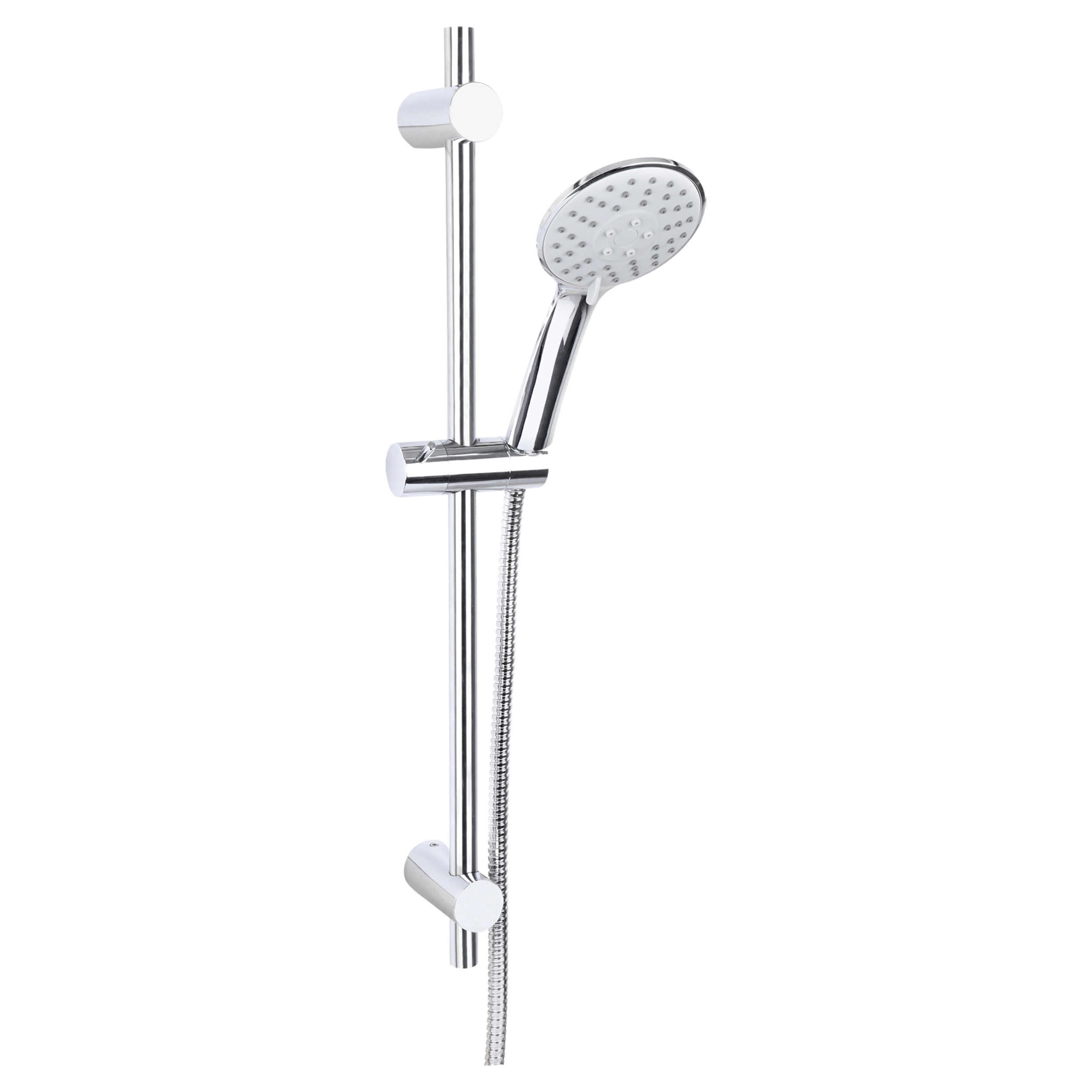 Differnz glijstangset deluxe met handdouche en doucheslang chroom