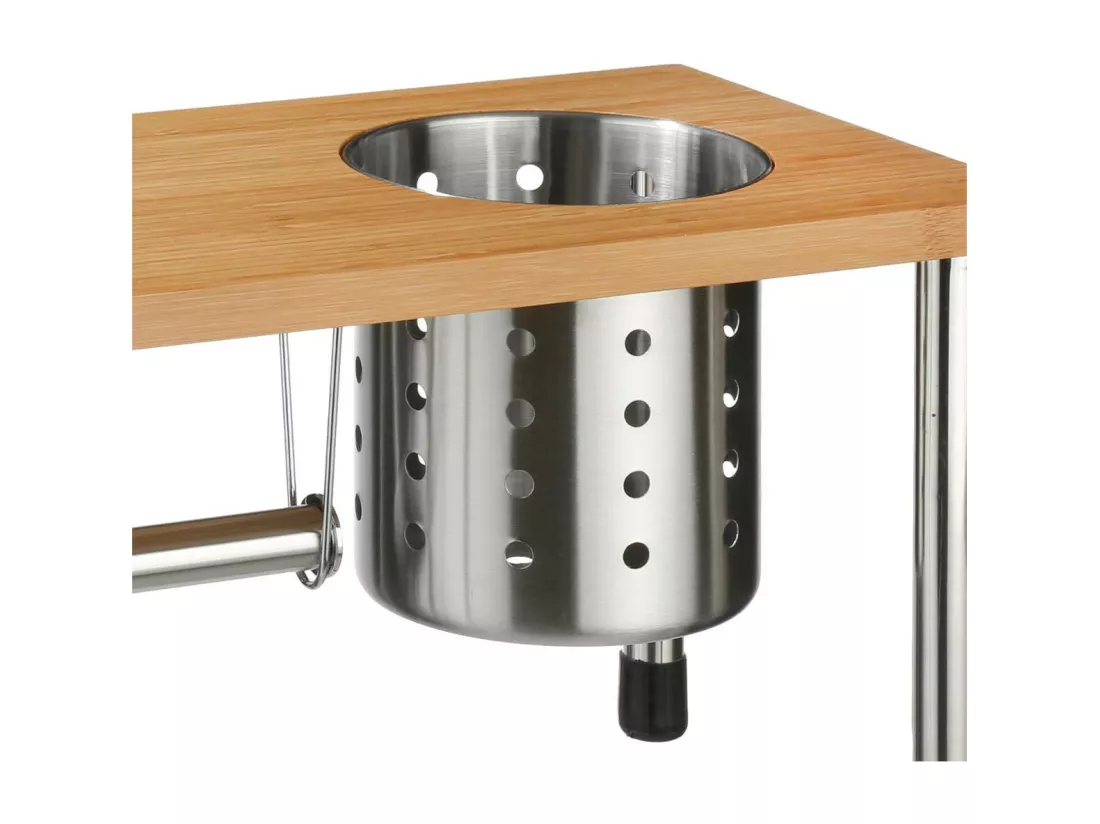 Etagère Porte Ustensile & Essuie Tout 