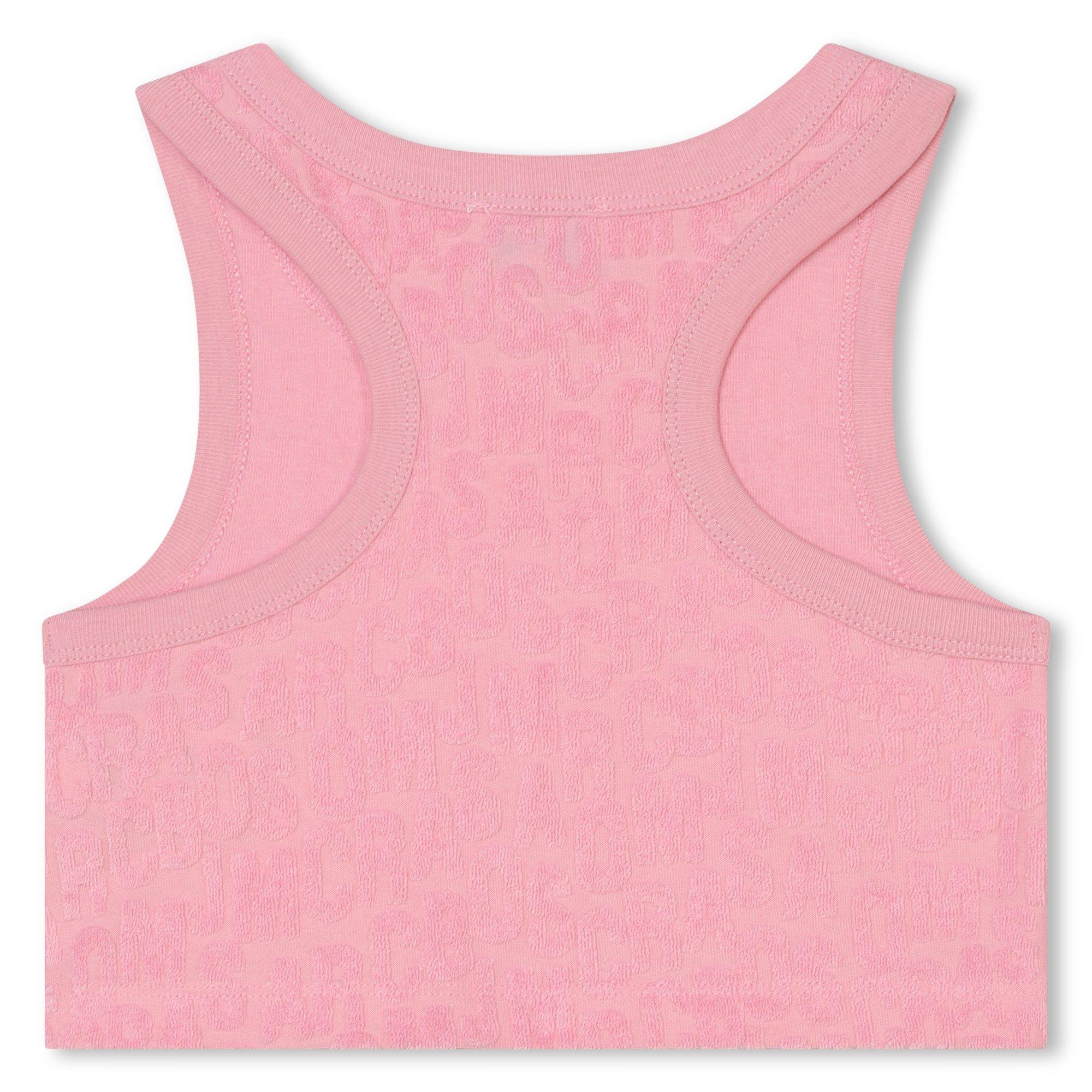 Marc Jacobs Logo Jacquard Crop Top Girls