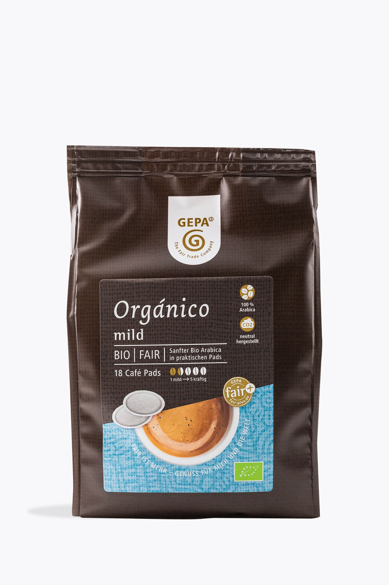 GEPA Bio Orgánico mild 18 Pads