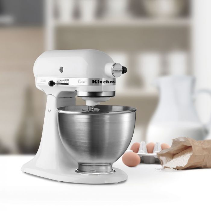 KitchenAid 5K45SSEWH, weiß, 4,28L by Bartscher