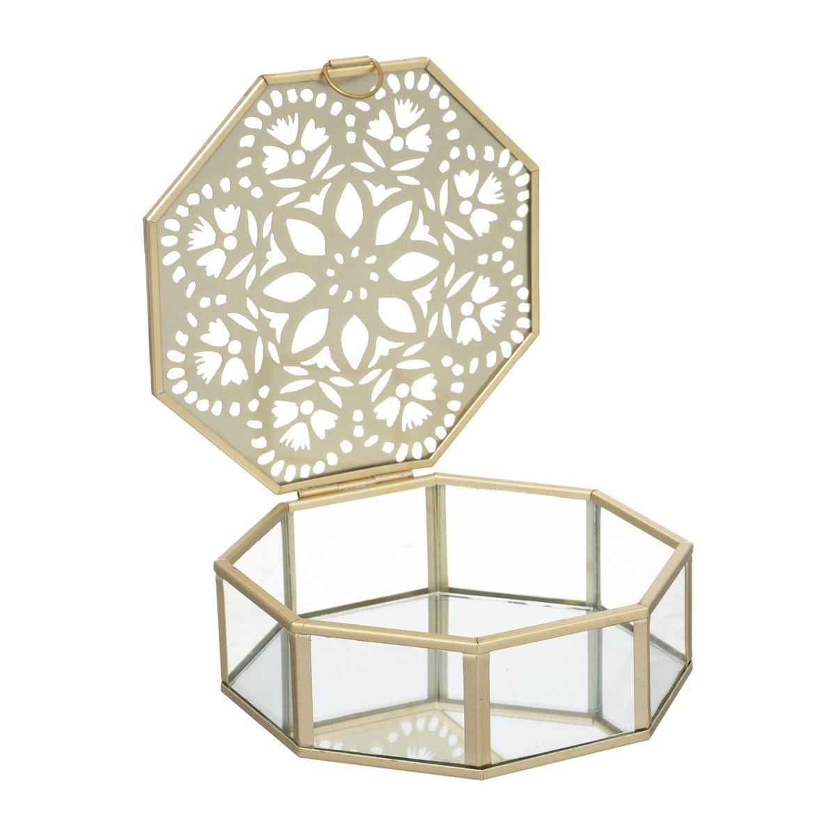 BOITE BIJOUX VERRE NIGHT DORE