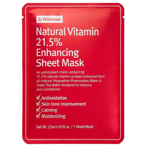 Natural Vitamin 21.5% Enhancing Sheet Mask