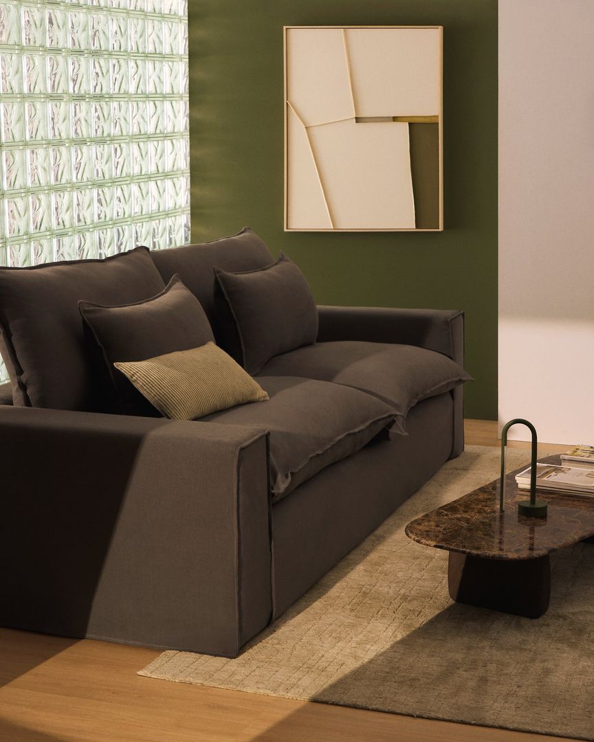 Kave Home Anarela Taupe 3-Zitsbank