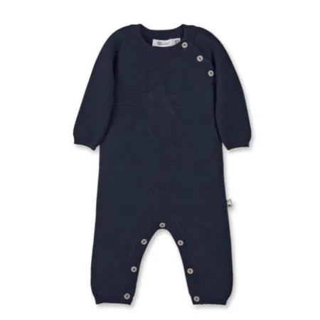 Sterntaler Baby Strick-Einteiler GOTS Gr. 56 marine