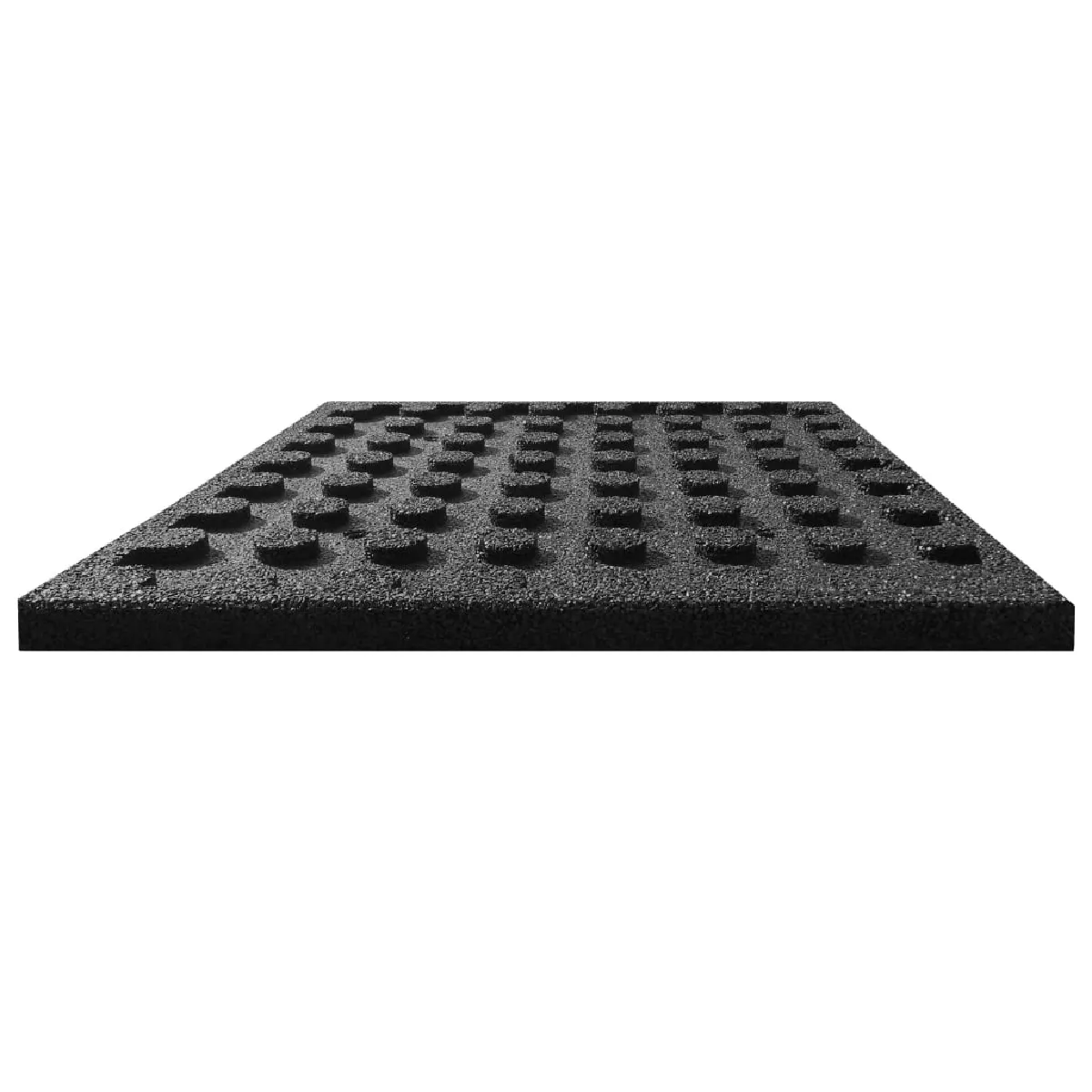 vidaXL Carreau de protection anti-chute - Noir