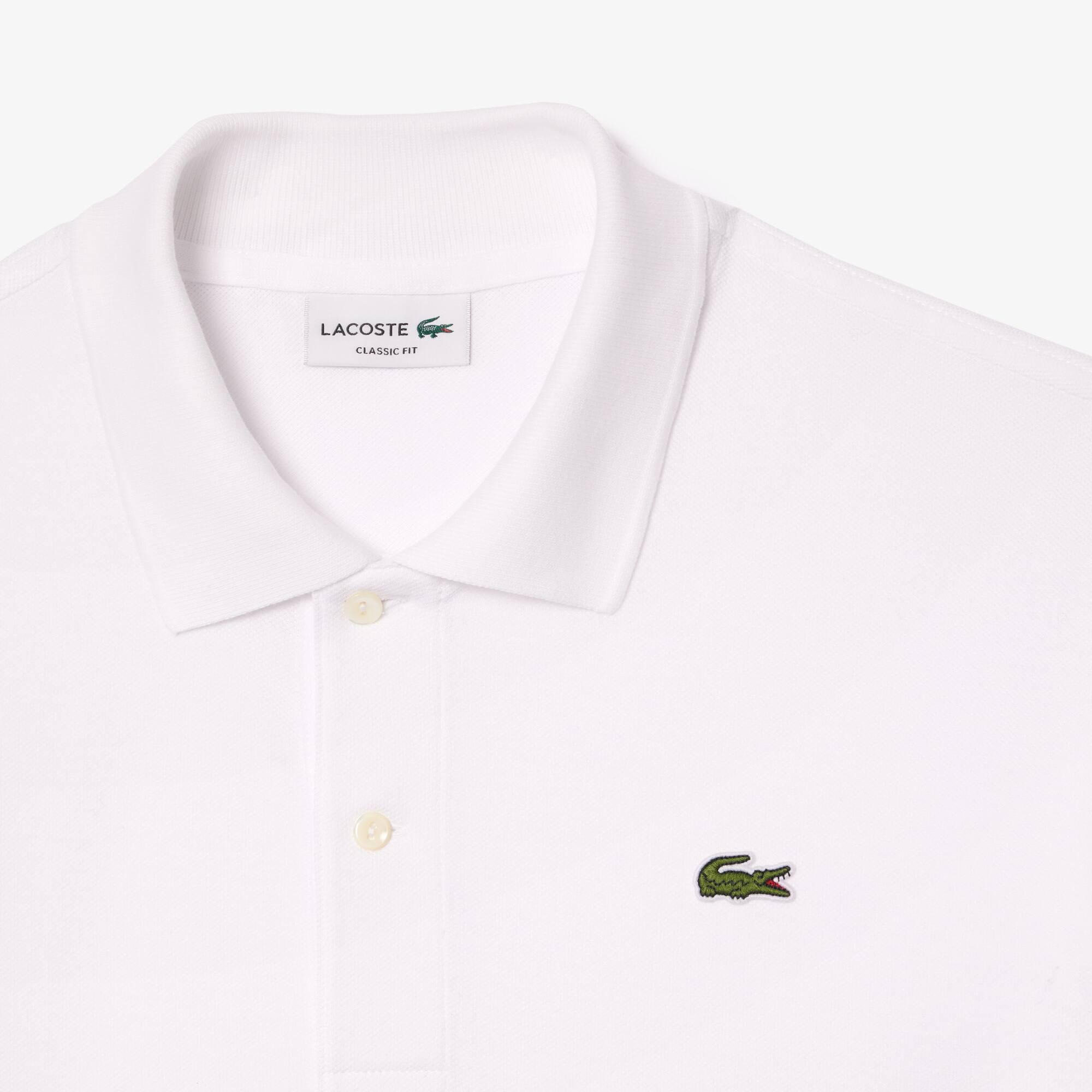 Original L.12.12 LACOSTE Poloshirt aus flockigem Piqué Kurze Ärmel - Weiss - Lacoste - Herren