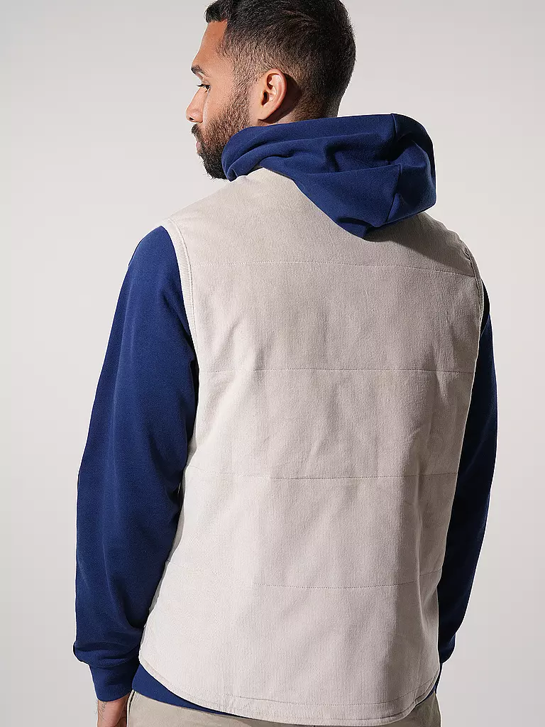 KNOWLEDGE COTTON APPAREL Gilet RAILS  beige