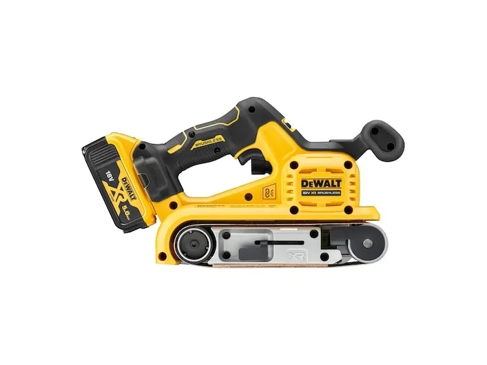 Batteridrevet båndsliber, 75x533mm, 18V Li-Ion 2x5.0Ah, DeWalt [DCW220P2-QW] kuffert TStak