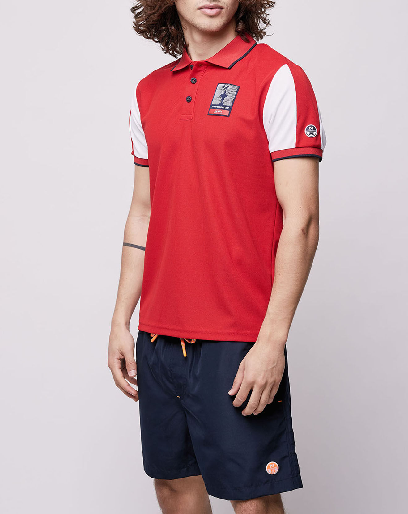 North Sails Polo Auckland Piquet rouge