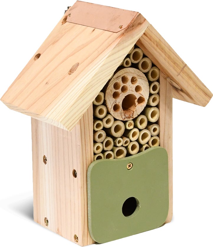 Bijenhuis Bee Barn groen 18,5 x 12,5 x 22 cm