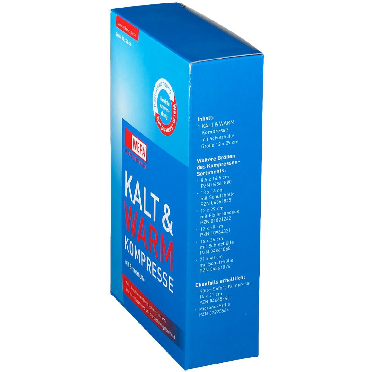 WEPA Kalt und Warm Kompresse 12 x 29 cm