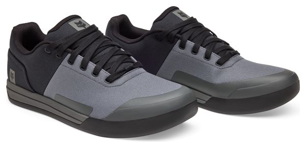 Chaussures Pédales Plates Fox Union Canvas Gris Foncé