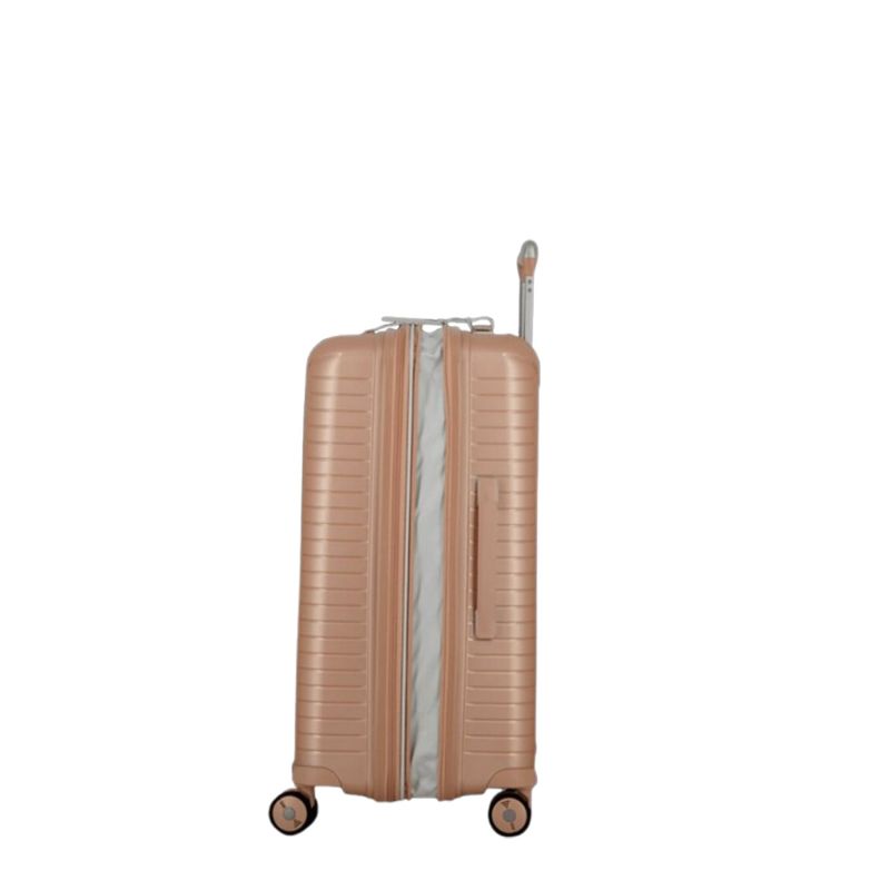 Valise rigide extensible Évaé 66 cm Rose Pale