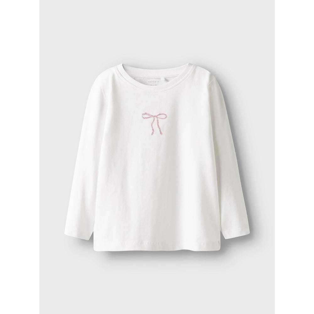 Køb Name It Bright White Nmfrosita Ls Top Box