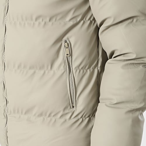 Doudoune Capuche Longue Beige