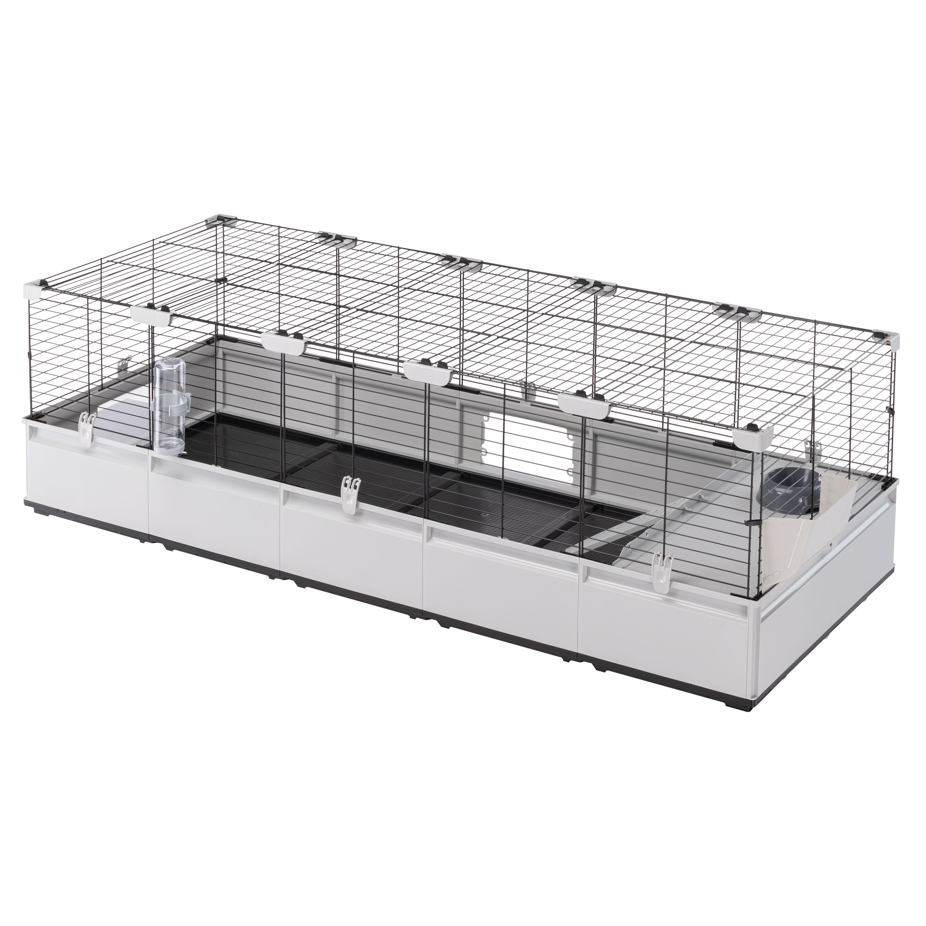 Ferplast Modulair 4 - Konijnenkooi - Grijs / Zwart - 75x179x44 cm