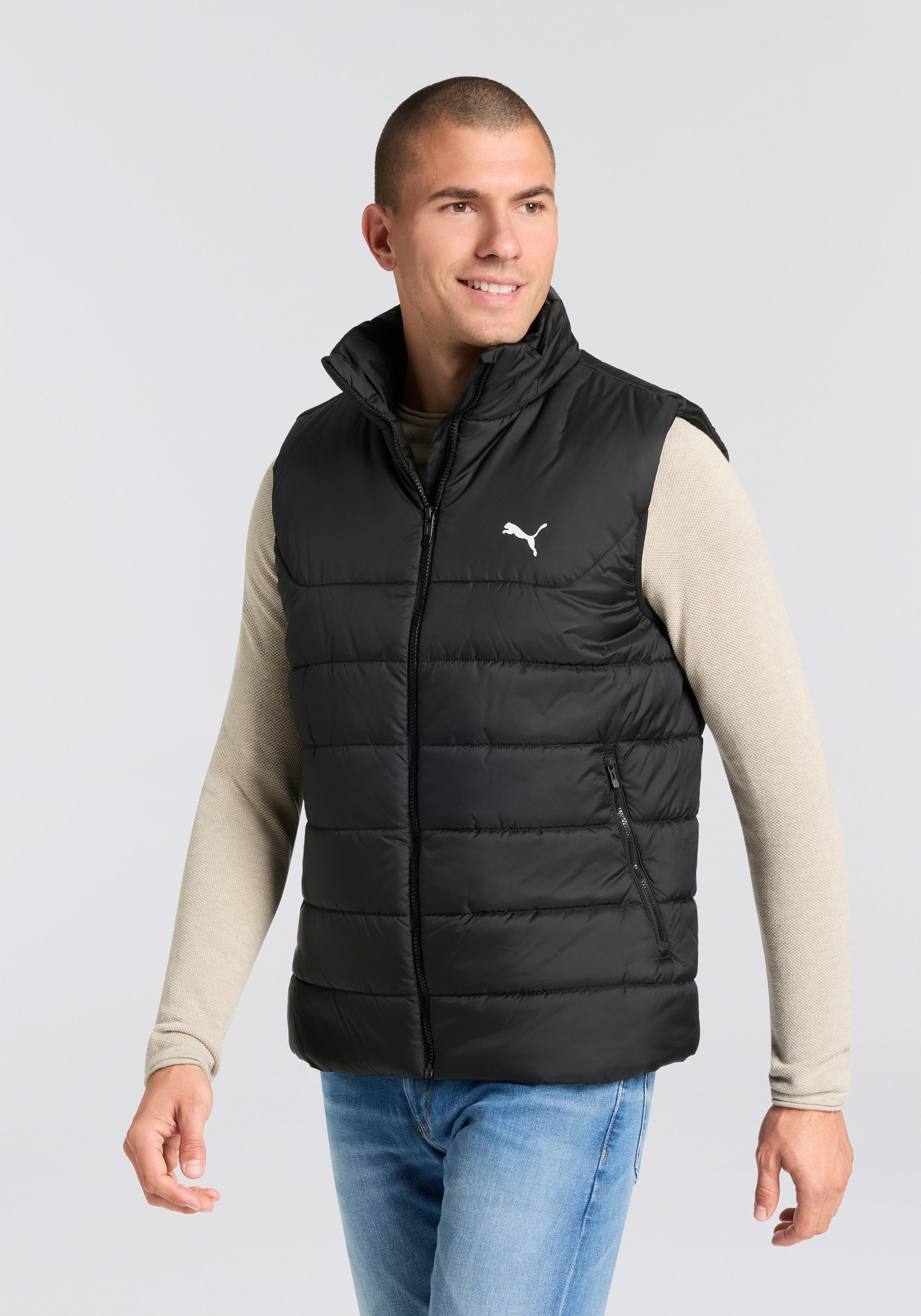 PUMA Winterjacke »ESS PADDED VEST« ohne Kapuze