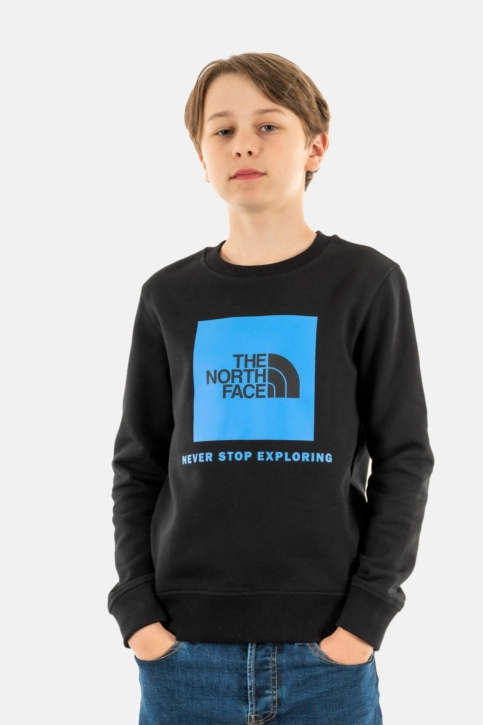 Sweat the north face redbox crew ogf1 black/optic blue