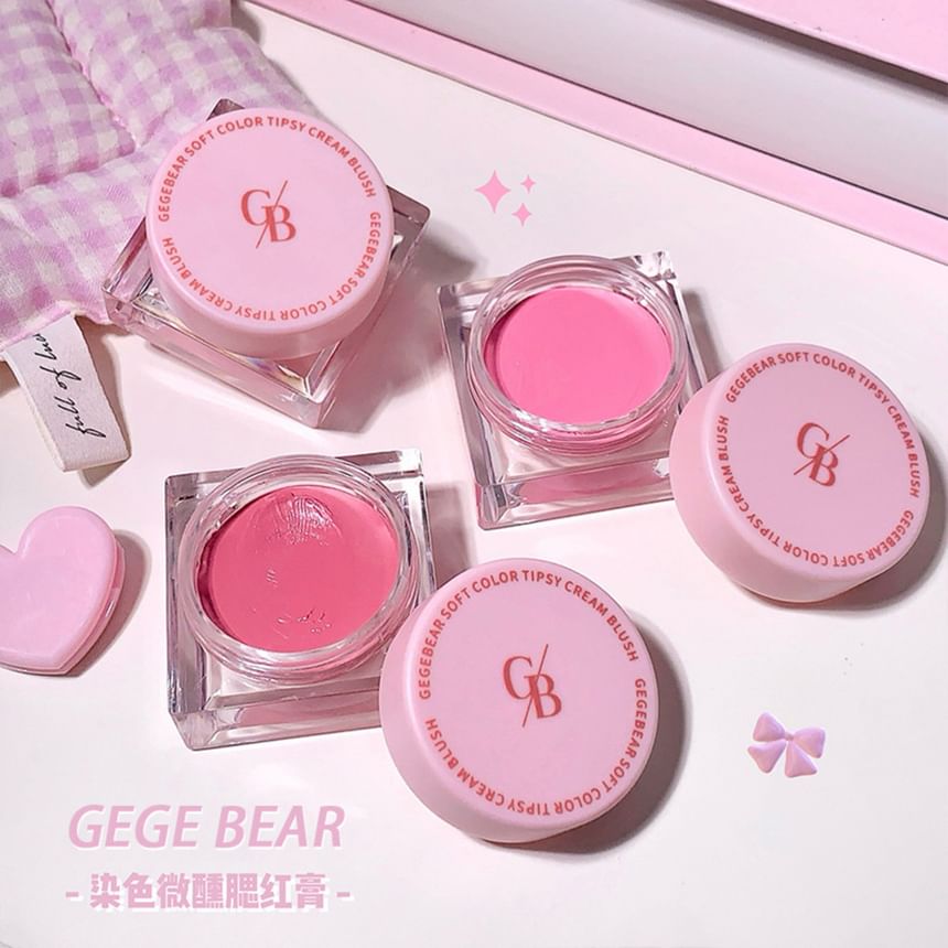 Gege Bear - Zachte kleur Tipsy Cream Cheek Blush - 1-4