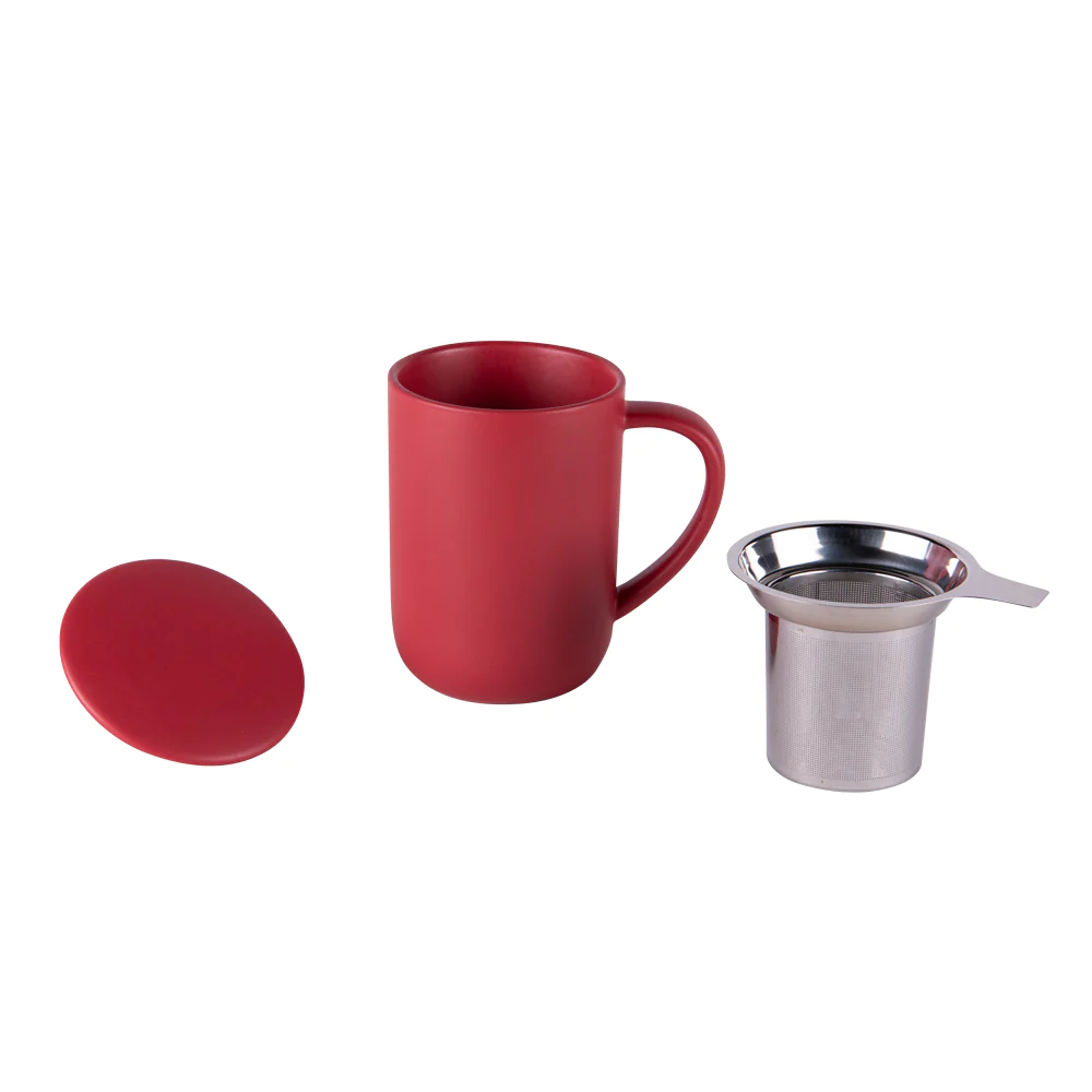 Tisanière Uno 0.47L rouge Table passion