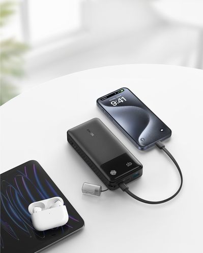 Anker Draagbare Oplader 20000 mAh - 30W - USB-C - Zwart