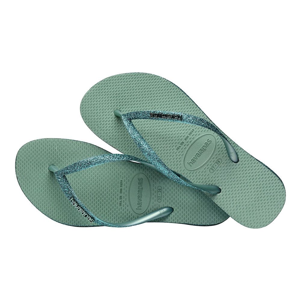 Havaianas SLIM SPARKLE II - Tongs Femme clay