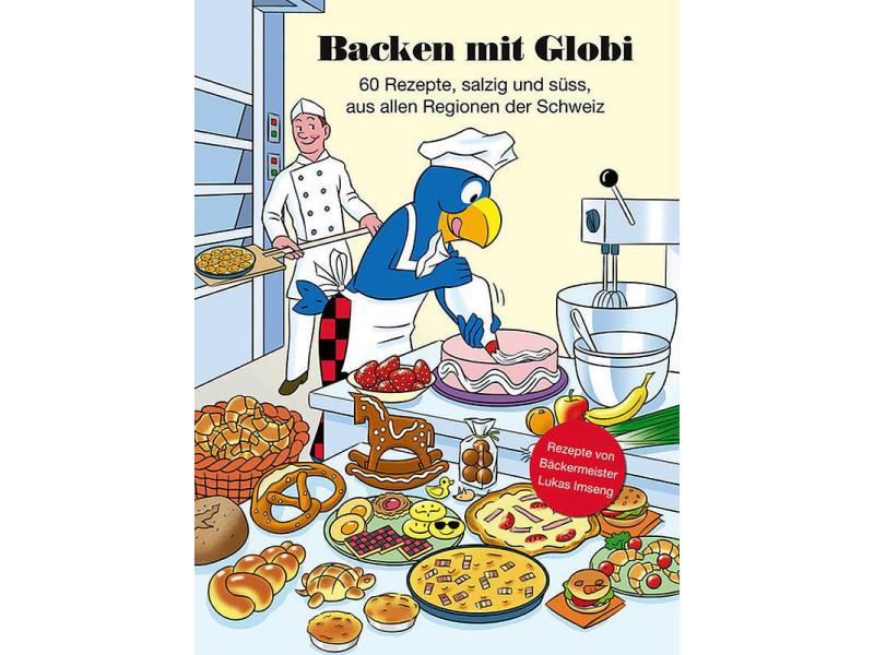 Globi Verlag Kochbuch Backen mit Globi Kinderbackbuch