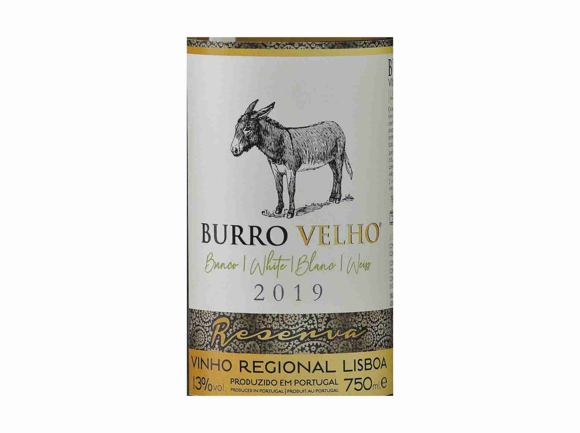 VINHO BRANCO BURRO VELHO RESERVA LISBOA 0.75L