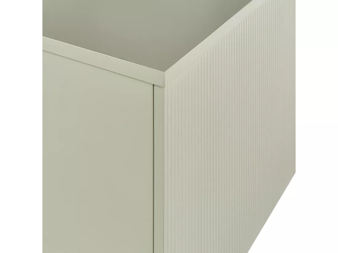 Meuble lavabo mural ALZIRA 80 cm 52 cm 40 cm Vert clair