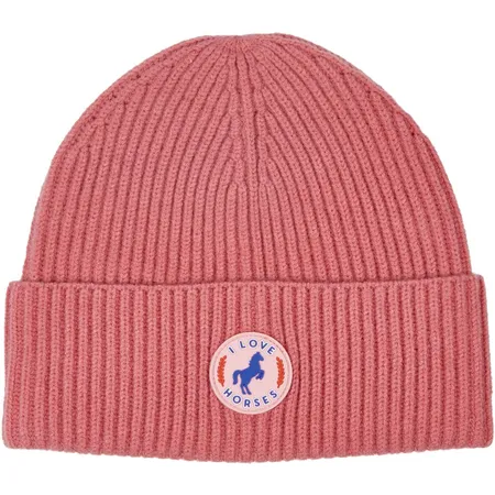 Die Spiegelburg Mütze, dusty rose (one size) I LOVE HORSES