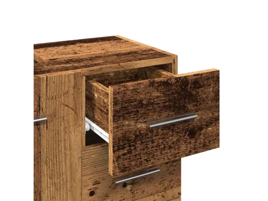 Armoire d'évier vieux bois 63x30x54 cm bois d'ingénierie