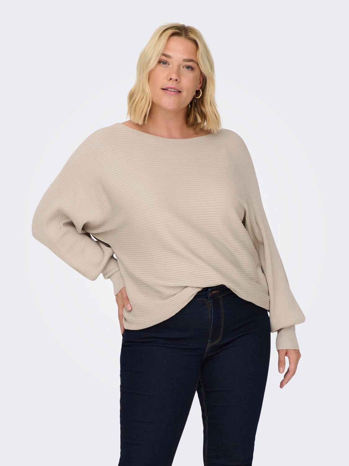 CARNEW Strickpullover Pumice Stone