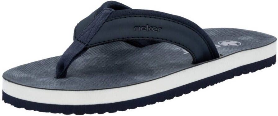 Rieker Slippers Blauw