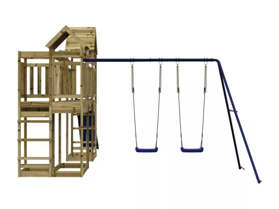 Aire de jeux d'extérieur bois de pin imprégné