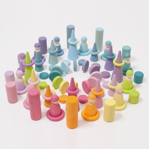 Grimm's sorteermunten pastel (24st)