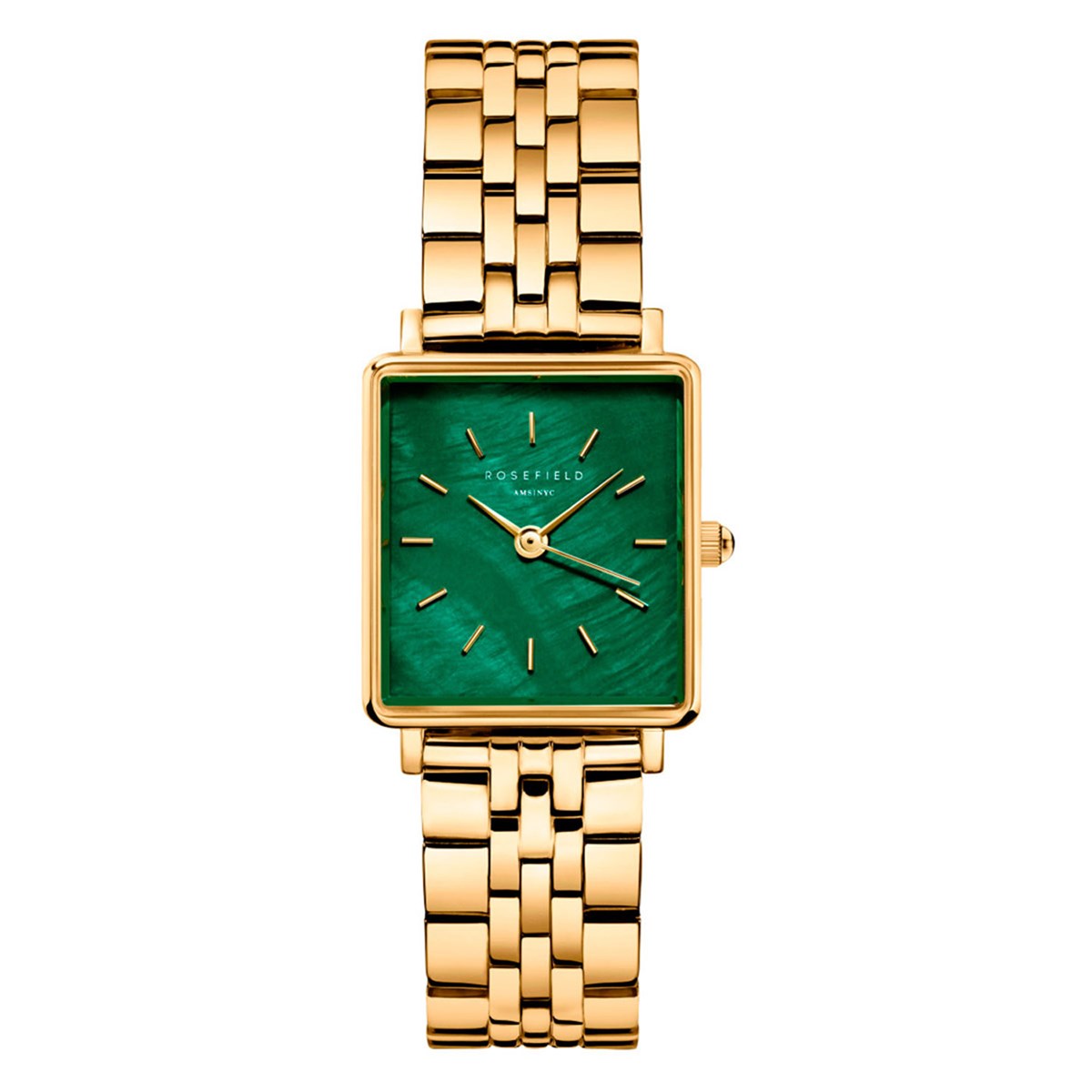 Montre femme Rosefield Boxy XS émeraude