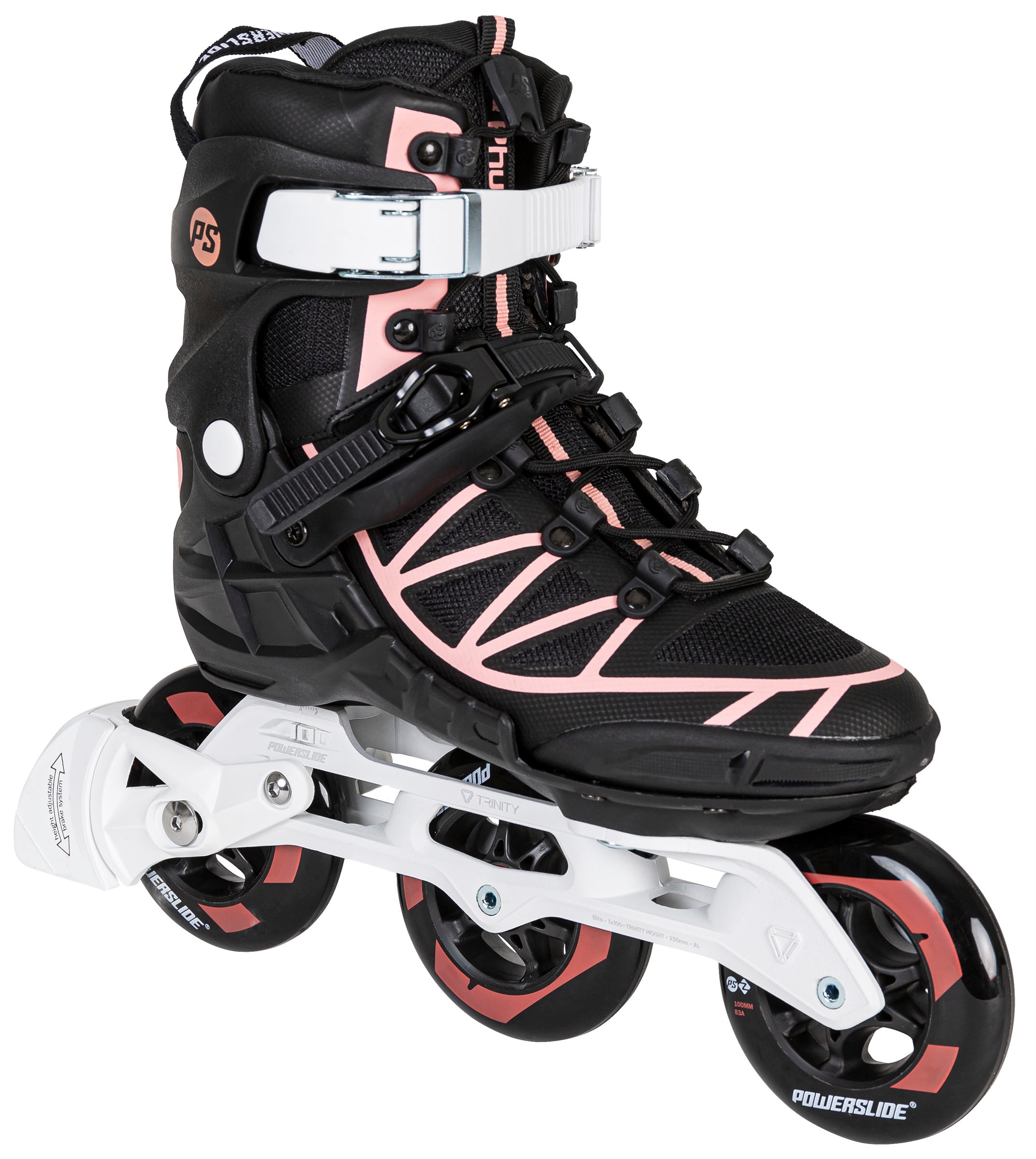 Powerslide Inlineskates »Phuzion Argon Coral 100«