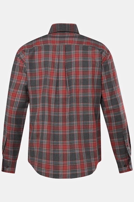 Karohemd, Langarm, Flanell, Kentkragen, Modern Fit