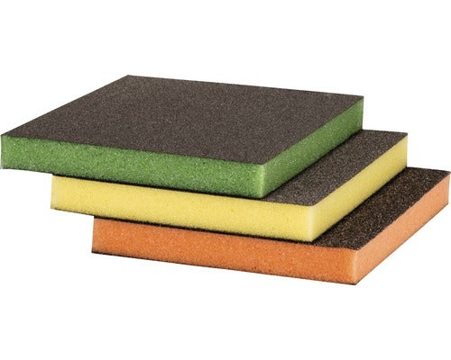 Bosch schuursponsset 98x120x13mm, 3-delig.
