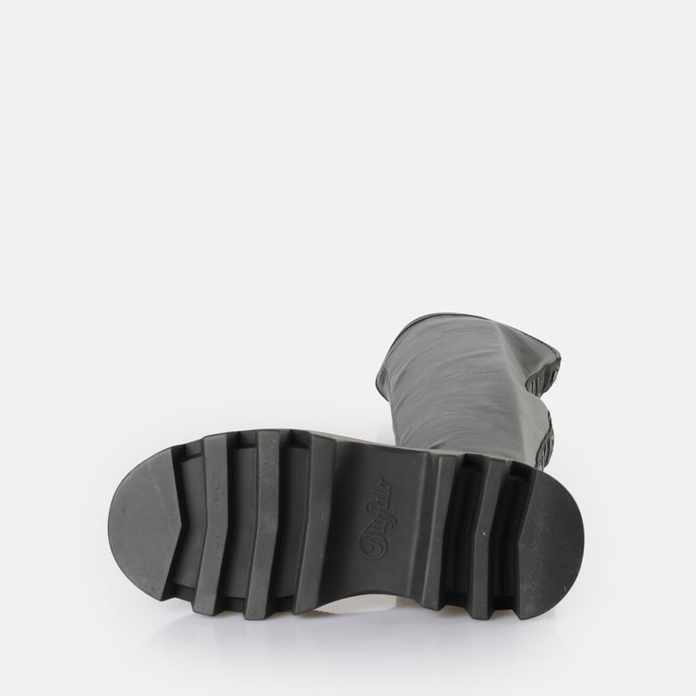 Flora Overknee Bottes vegan, noir