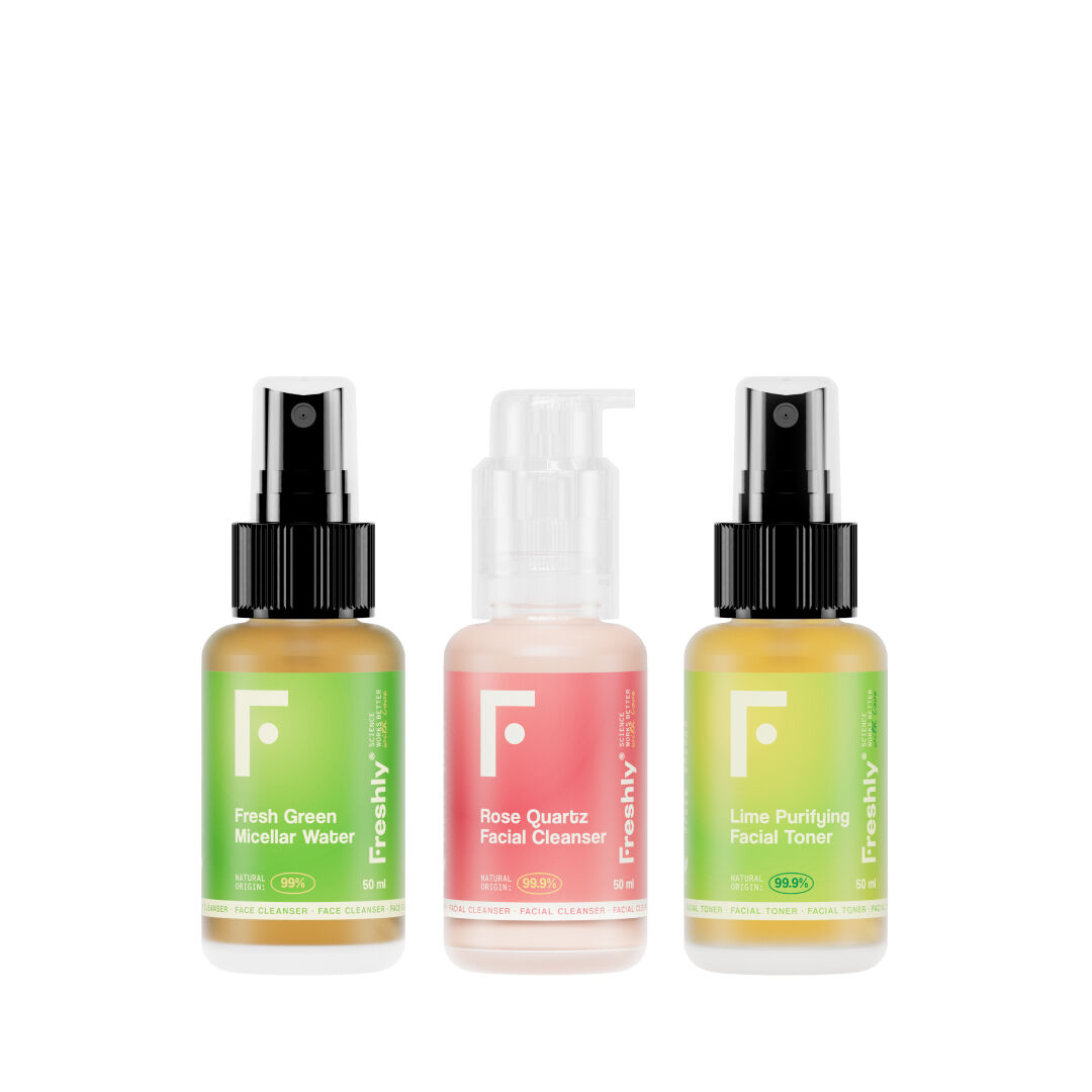 FRESHLY  Mini Rotina Facial de Limpeza - 50ml