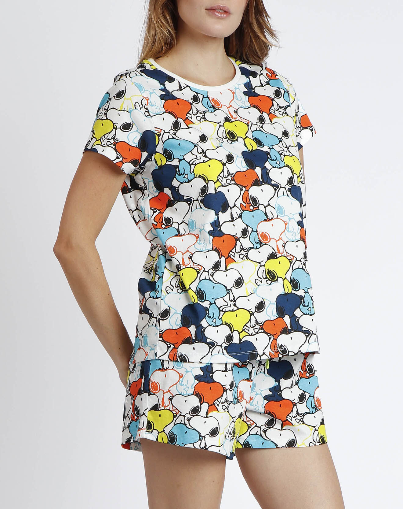 Peanuts Pyjama T-Shirt & Short Brynhildr multicolore