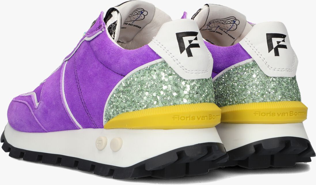 FLORIS VAN BOMMEL paarse floris van bommel lage sneakers sfw-10115