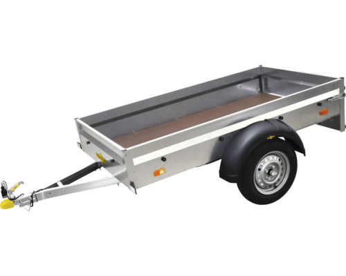 Humbauer enkelassige aanhangwagen Steely HWS/Profi inclusief bedrukt zeil en frame