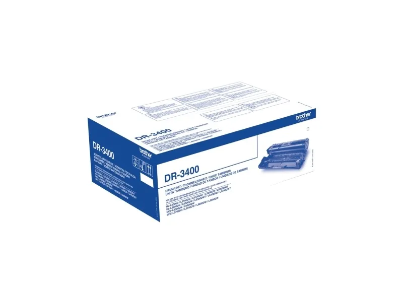 Brother DR3400 - Tromlekit - for Brother HL-L5000, L5100, L5200, L6300, L6400, L6450, MFC-L5700, L5750, L6800, L6900, L6950. (Dette er ikke en toner, men et tromlekit)