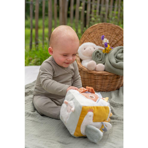 Cube d'activités soft - Little Farm - LITTLE DUTCH