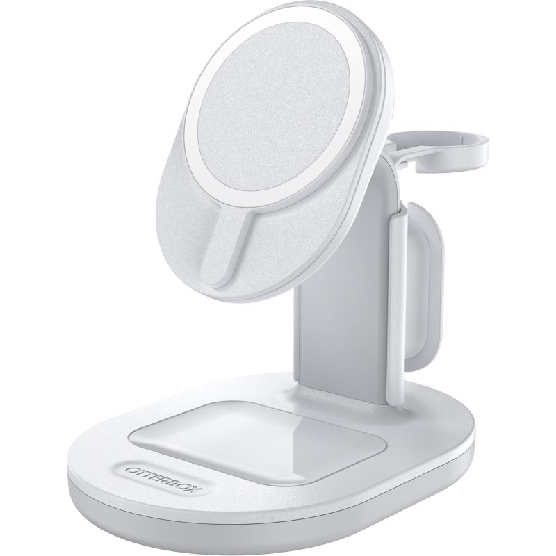 OtterBox 78-81157 chargeur d'appareils mobiles Casques, Smartphone, Smartwatch Blanc USB Recharge sans fil Charge rapide Intérieure