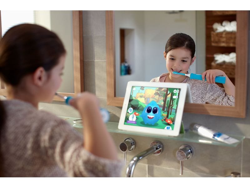Philips Schallzahnbürste Sonicare For Kids Connect HX6322/0 Elektrische Zahnbürste