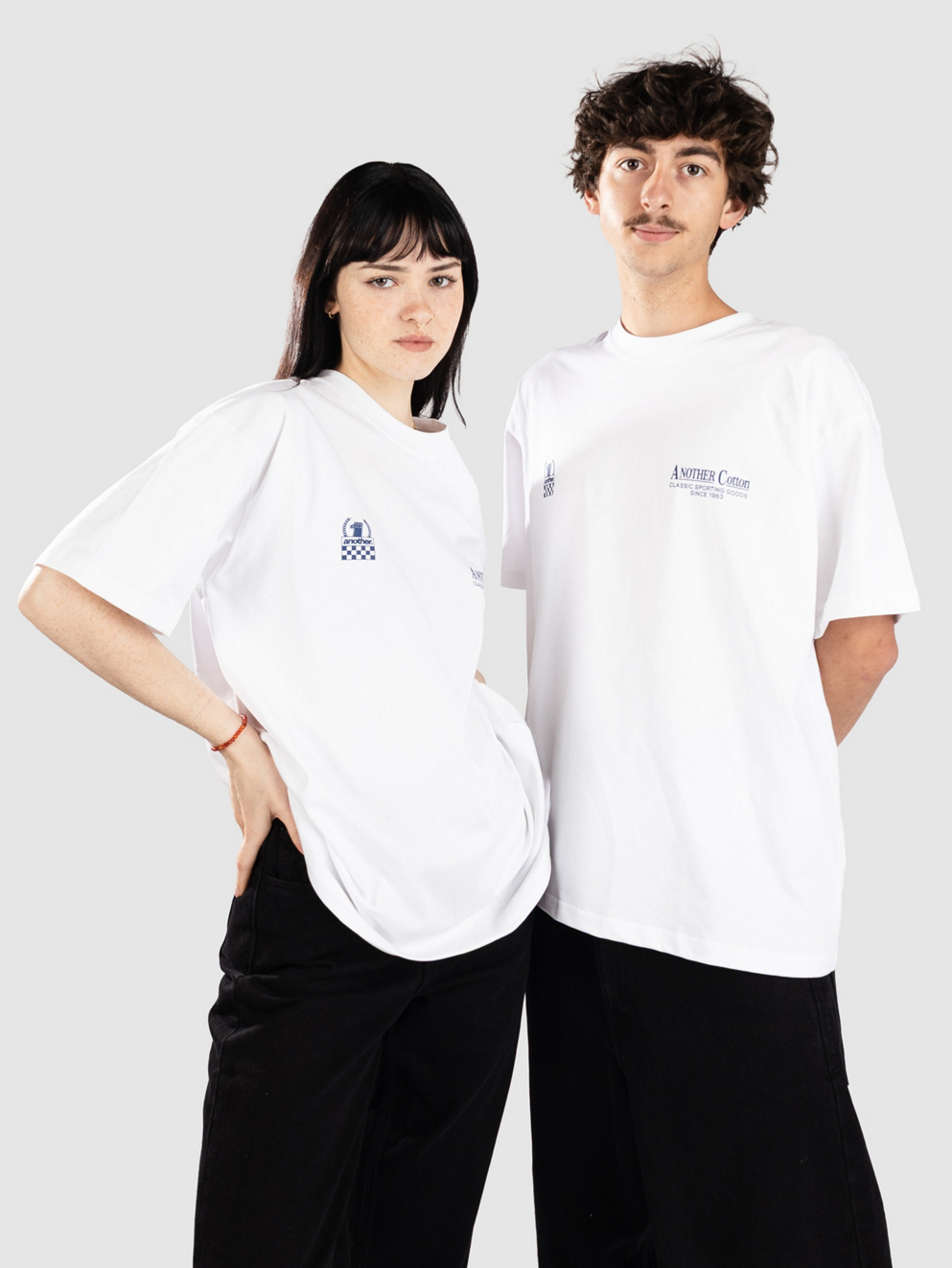 Another Cotton Lab Another Day Oversized T-Shirt white